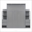Grand lit escamotable mural avec tablettes-371164159-371164154