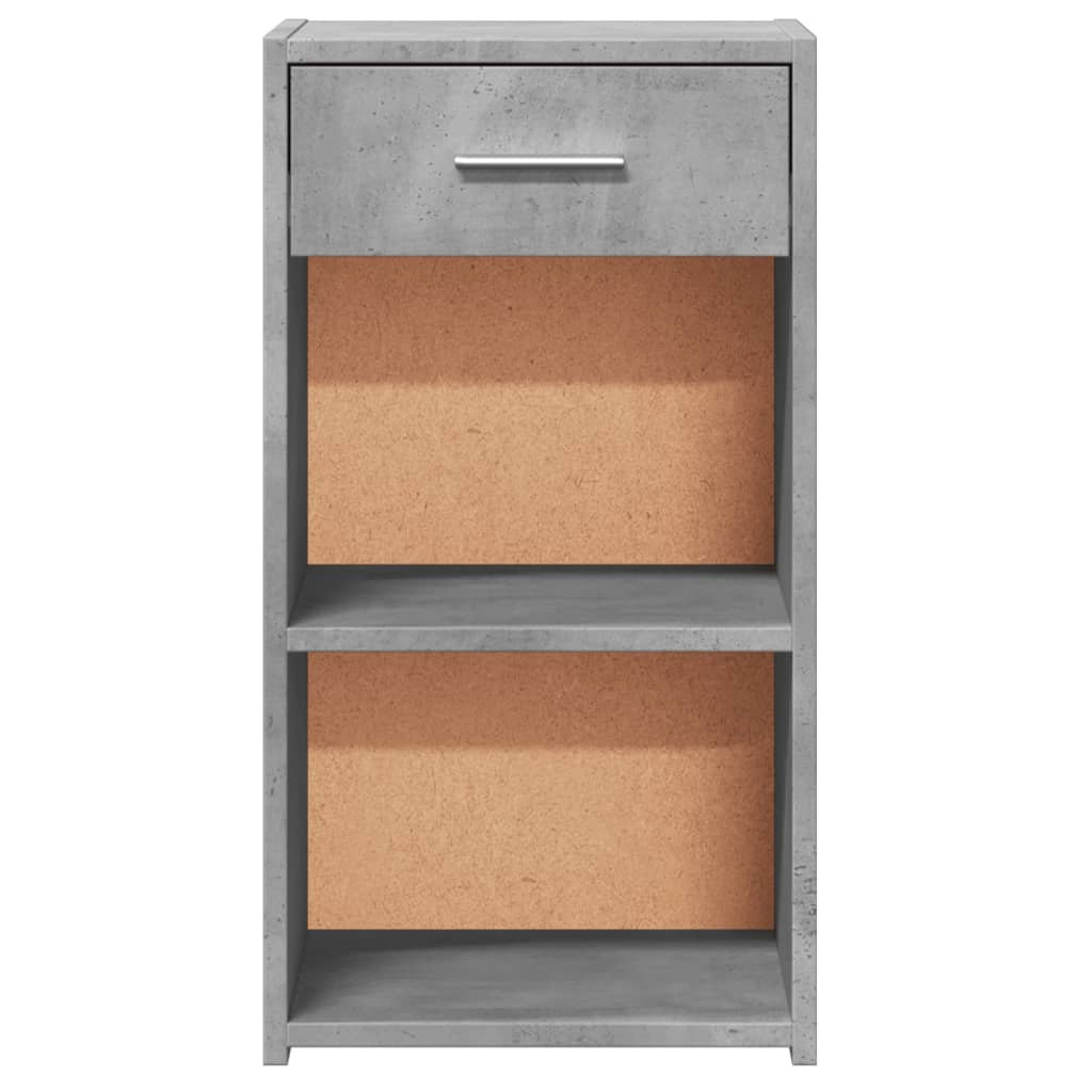Vidaxl Bedside Cabinets Bedroom Nightstand 2 Pcs Concrete Grey Engineered Wood - Image 3
