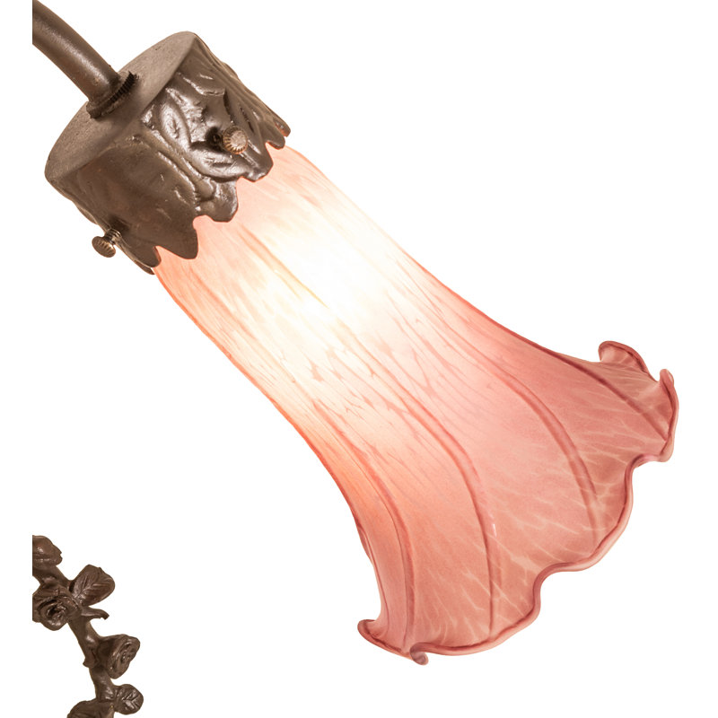 Lampe d'appoint 17 po Tiffany Pond Lily, Rose