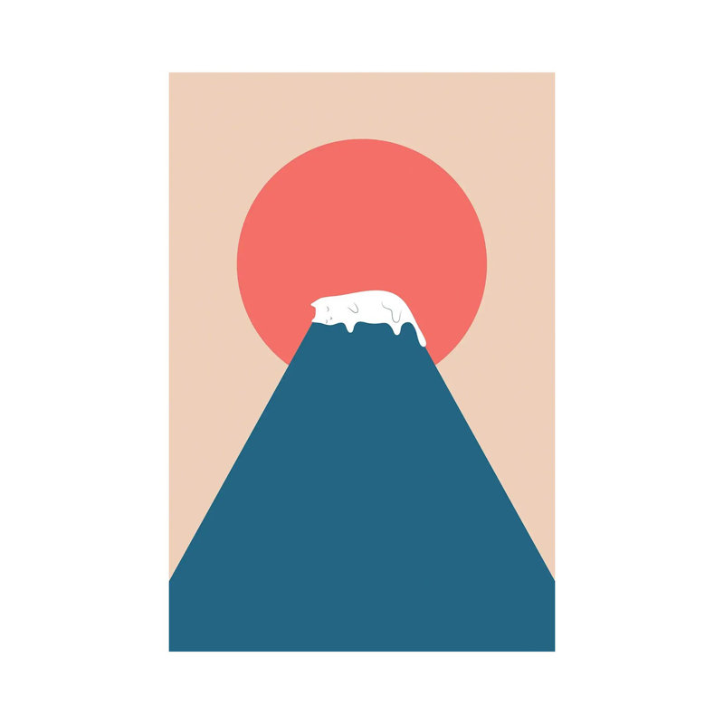 Cat Landscape XXVIII-A by Lim Heng Swee - Wrapped Canvas Print, 20.32 cm H x 30.48 cm W