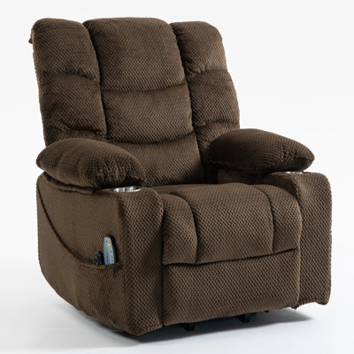 32.7'' Wide Power Lift Recliner Chair With Heat & Massage