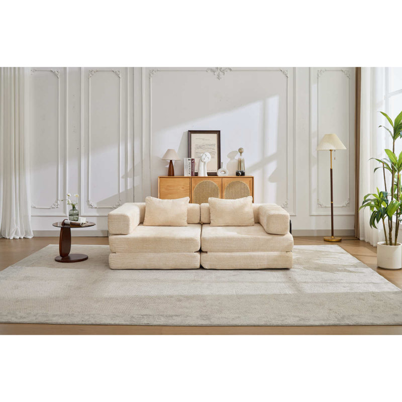 Canapé modulaire Boneless Compression, Beige