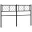 Vidaxl Metal Replace Headboard Black 156X90 Cm