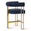 Tabouret de comptoir 25 "en chenille 25" (ensemble de 6)-132839303