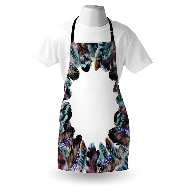 No Pattern Bib Apron