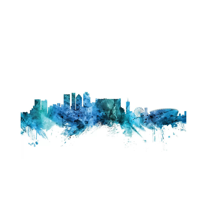 Cape, Town South Africa Skyline by Michael Tompsett - Wrapped Canvas Gallery-Wrapped Canvas Giclée, 30.48 cm H x 45.72 cm W