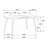 Oval 60-inch Extension Leaf Dining Table, Dark Walnut-558133097