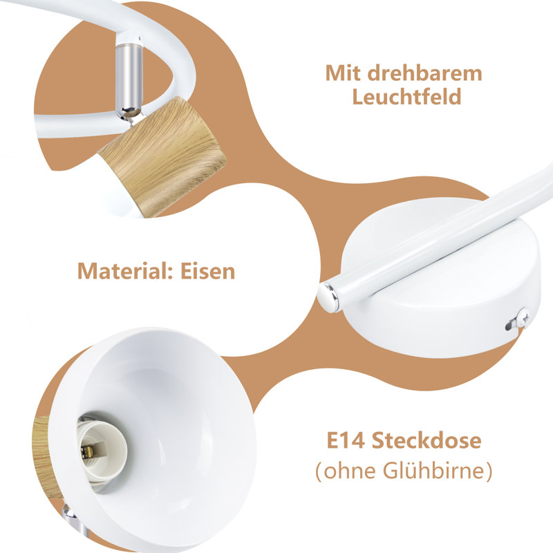 Vintage 3 -Light Ceiling Spotlight