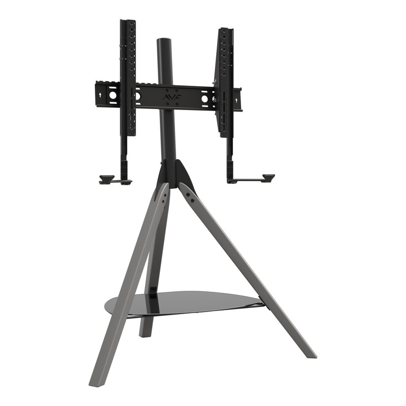 Catasauqua Tripod TV Stand with Soundbar Holder for TVs up to 70", Grey