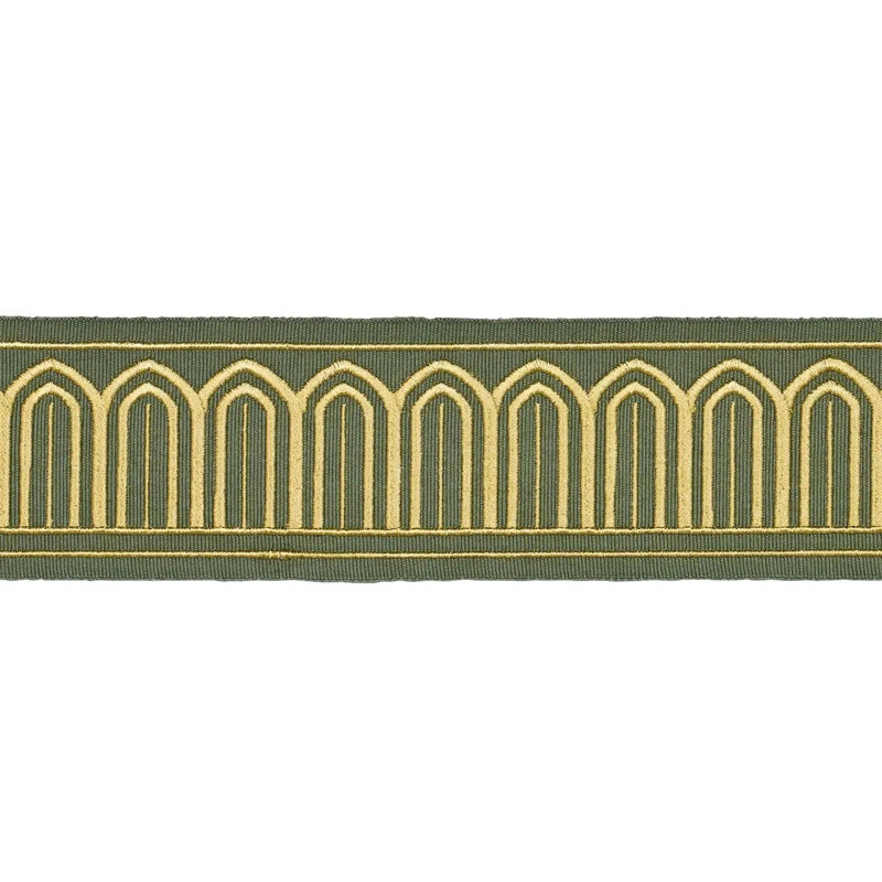 Arches Embroidered Tape Medium, Olive