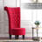 Cynai Velvet Wingback Chair-889245948