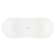 Sheba 67" Solid Surface Soaking Double Slipper Freestanding Tub with Integrated Drain and Overflow