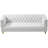 Michelle 90" Faux Leather Square Arm Sofa