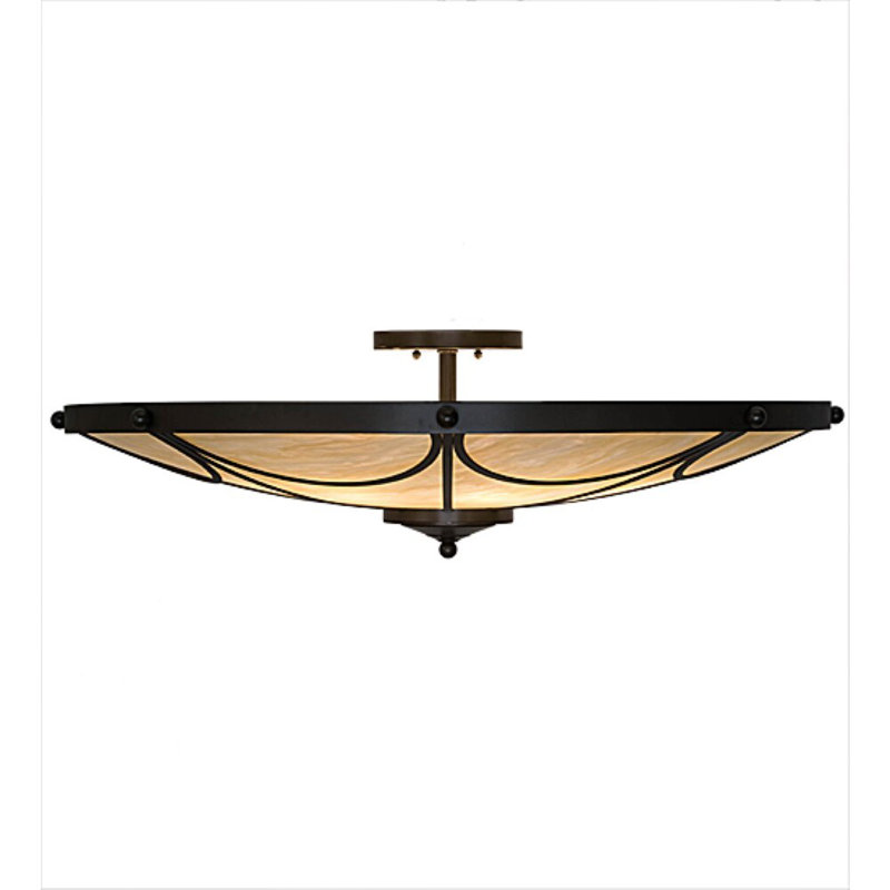 Carousel 8 - Light Semi Flush Mount
