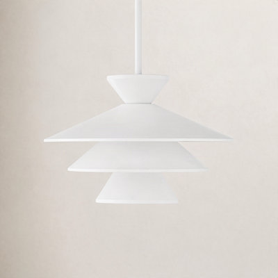 Vinnie 1-Light Pendant in White