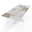 Daelynn Extendable Metal Base Dining Table