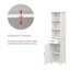 Armoire sur pied blanche, tiroir 1 porte, fabrication de qualité, offre des solutions de rangement pour différentes pièces et une qualité supérieure