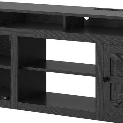 Kavita TV Stand with 2 Drawers and Charging Station