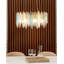 Malacca 8 - Light Gold Chandelier Pendant