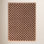 Walker Wine Checkered Shag Rug