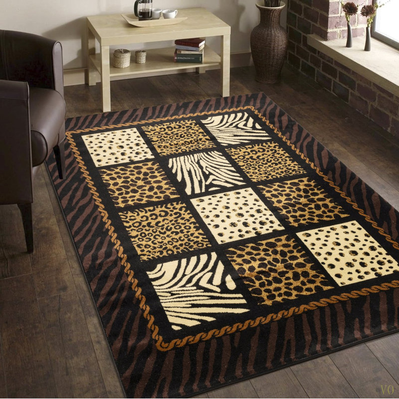 Tribes 7 Ft. 10 In. X 10 Ft. 3 In. Animal Print Area Rug, Rectangle 7'10" x 10'3"