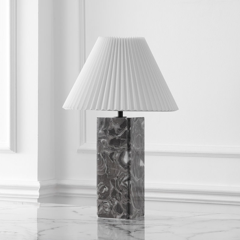 Mackenzie Standard Table Lamp, Light Gray
