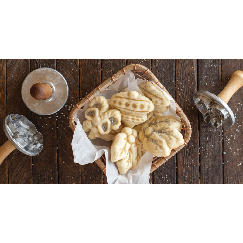 Nordic Ware 3 Piece Holiday Cookie Stamp Cutouts - Thumbnail 4