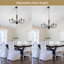 Lustre classique à 6 lumières de style bougie Tinoco-87823702