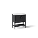 Winnow 30" Freestanding Single Bathroom Vanity Cabinet with Sink and Quartz Top