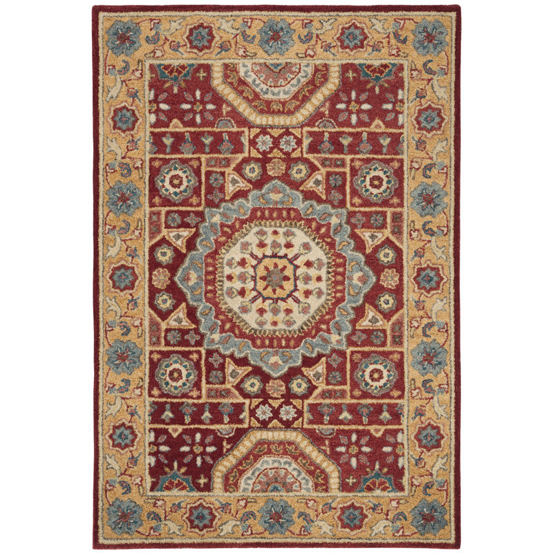 Antiquity Hand Tufted Wool Oriental Rug, Rectangle 4' x 6'