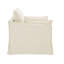 Chaise en lin beige avec 2 coussins