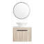 Ensemble de meuble-lavabo moderne 24 po avec lavabo en céramique, meuble-lavabo mural en chêne blanc avec porte à fermeture douce-1708659800