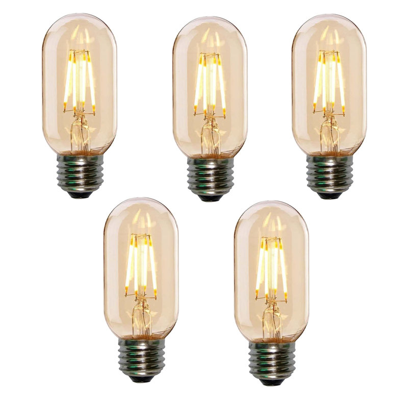 T45 Dimmable LED E27 Screw Bulb 4W  5 Pack