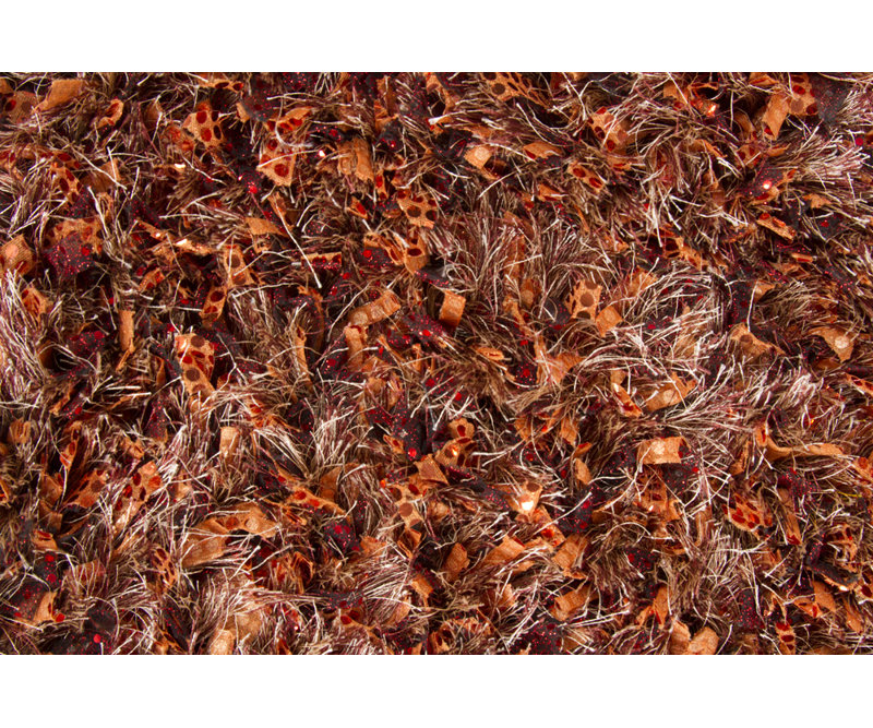 Tapis de zone orange Berinda, Rectangle 5 pi x 7 pi 6 po
