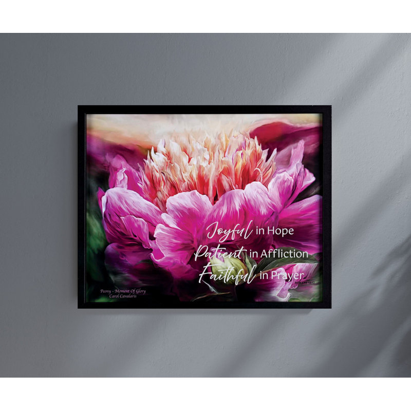 Art mural encadré «Joyful patient» 20 x 16