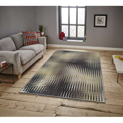 Luxurious Area Rug, 100% Polyester, 5.9 x 9.2 Feet | 740 g/m² Weight, Non-Slip Felt Dot Underside, Easy Clean Velvet Fabric, 0.08 in Pile Height | Machine Washable, Perfect for Living Room & Bedroom Décor