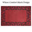 Aspire Homeware Red Geometric Area Rug Modern Indoor Carpet-1915079029