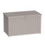 Boîte de rangement verrouillable en résine résistante à l'eau de 57,92 po l 230 gallons (brun clair / gris)-126754860-131093701