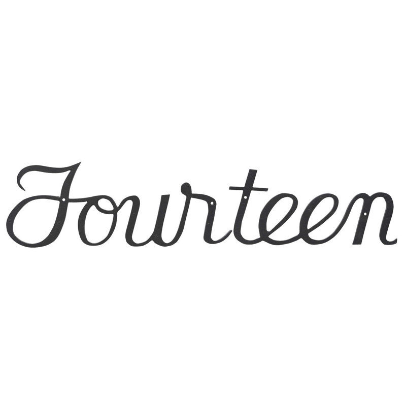 5 in. Surface/Flush Mount House Number