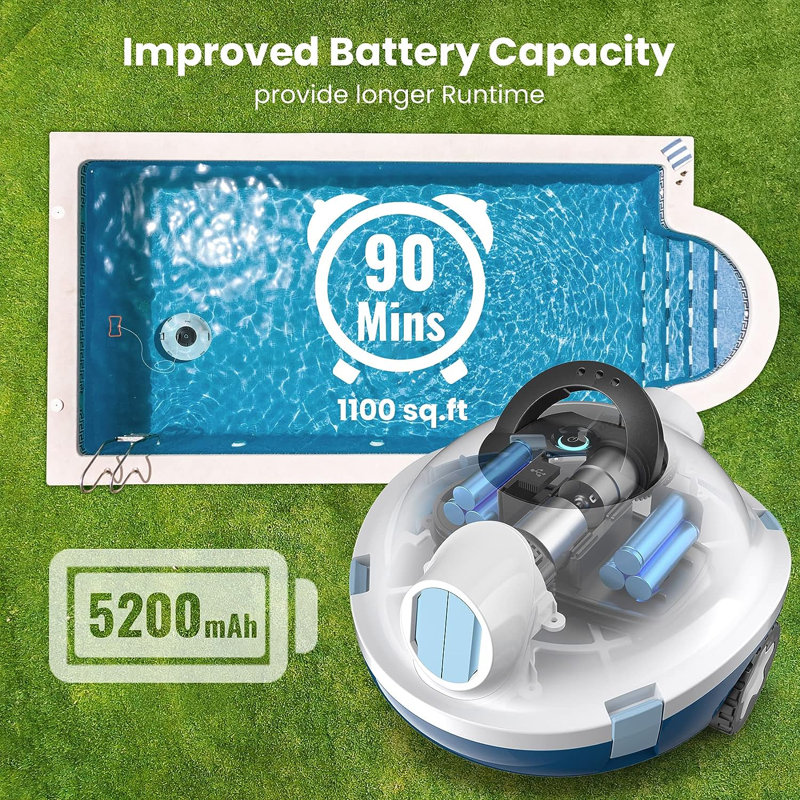 INSE Cordless Bagless Robotic Vacuum