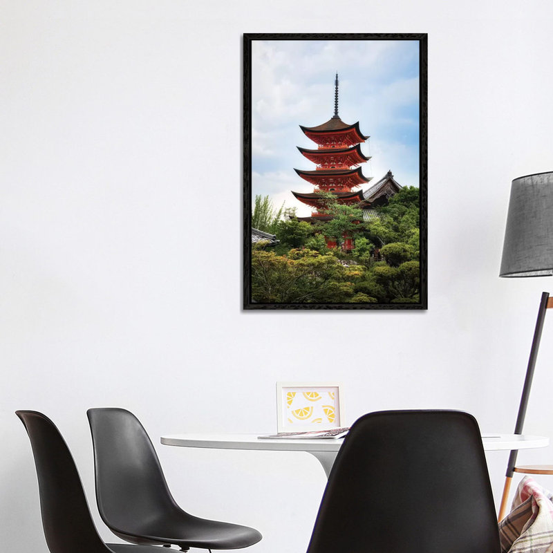 Summer In Japan XVI by Daisuke Uematsu - Print on Canvas, 101.6cm H x 66.04cm W x 3.81cm D, Black Framed