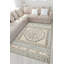 Tapis décoratif lavable à la machine bleu clair-781621175