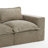 2 - Piece Upholstered Camel Chenille Modular Sectional Sofa with Cushion Back– Fully Compressed, No Assembly Required-1419080473