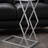C-Shaped Accent Table,Glass Top End table-2067460572