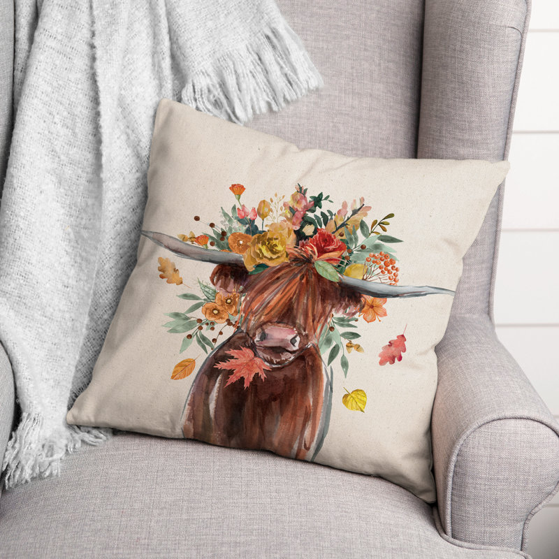 Polyester Throw Pillow, 16" x 16"