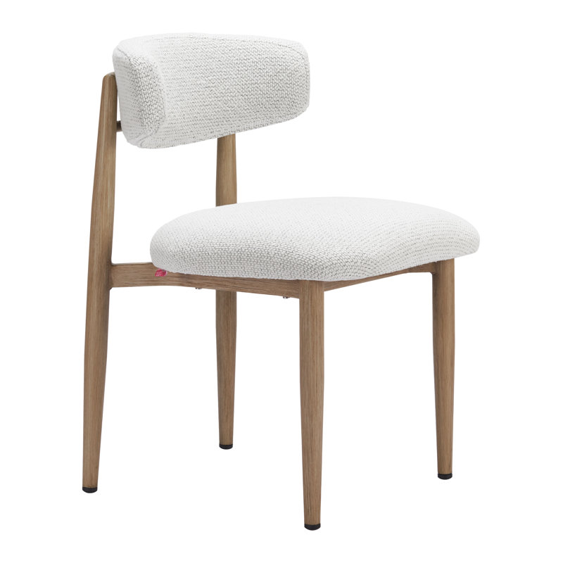 Chaise de salle à manger Bege - blanc