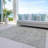 Machine Washable Indoor/Outdoor Chantille ACN1111 Pewter-109485535