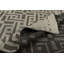 Rapture Geometric Acrylic/Cotton/Rayon Beige Gray/Charcoal Gray Area Rug-53928407