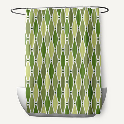 Ludwig Geometric Shower Curtain
