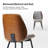  Oakham 19.75''W Modern Solid Wood Dining Chair Set with Bent Wood-1284401358-1284401344